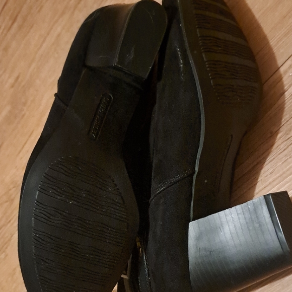 Laura Ashley Black Heeled Boots - Picture 6 of 9